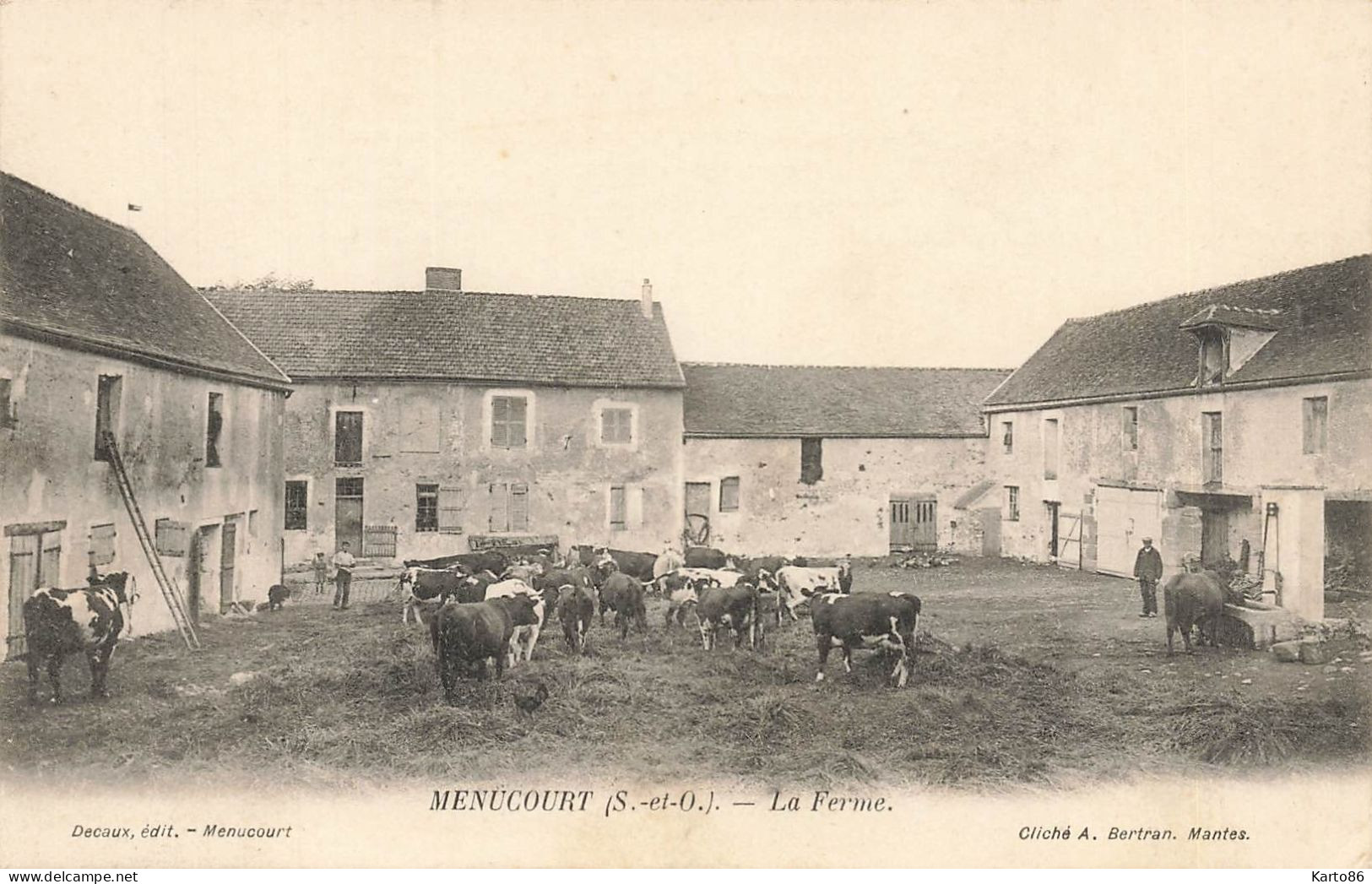 Menucourt * Intérieur De La Ferme Du Village * Agriculture - Menucourt