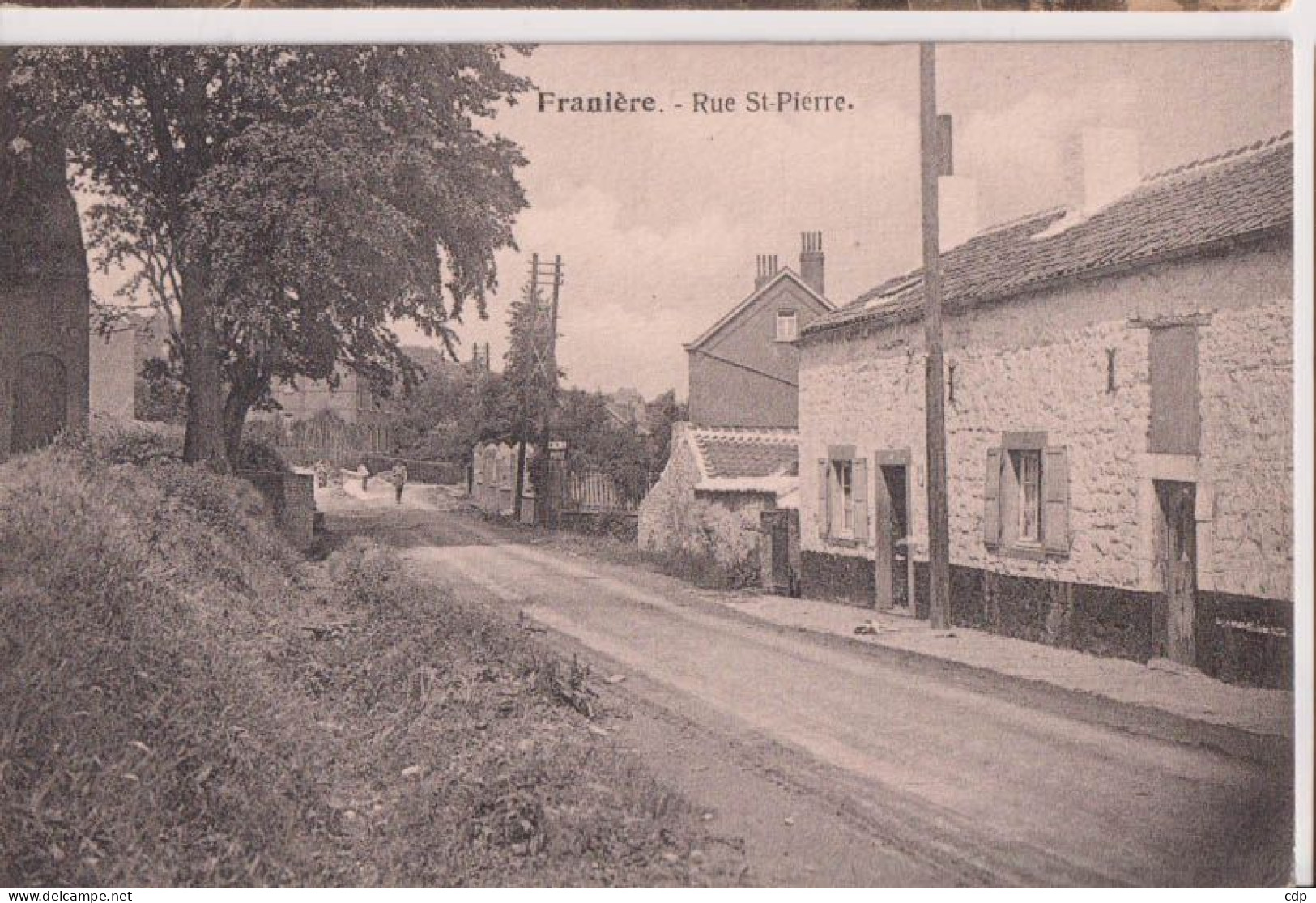 Cpa Franière  Rue St Pierre - Floreffe