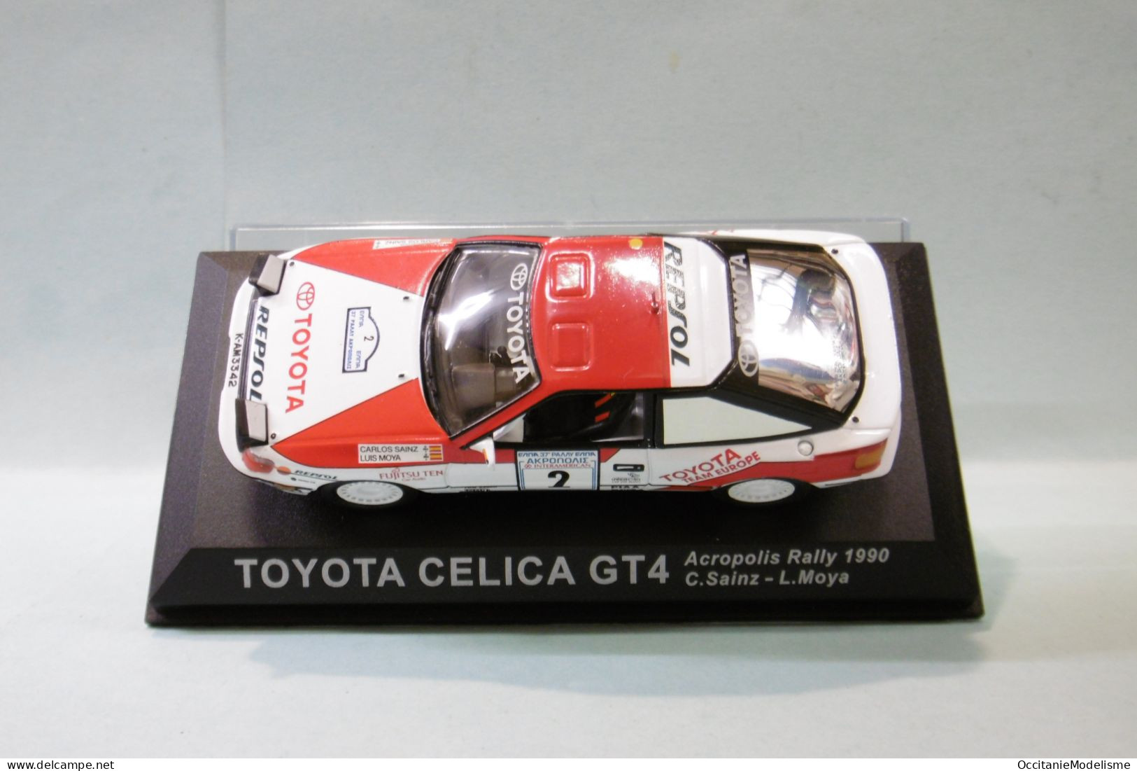 Altaya / Ixo - TOYOTA CELICA GT4 Acropolis Rally 1990 C. Sainz - L. Moya 1/43 - Rally