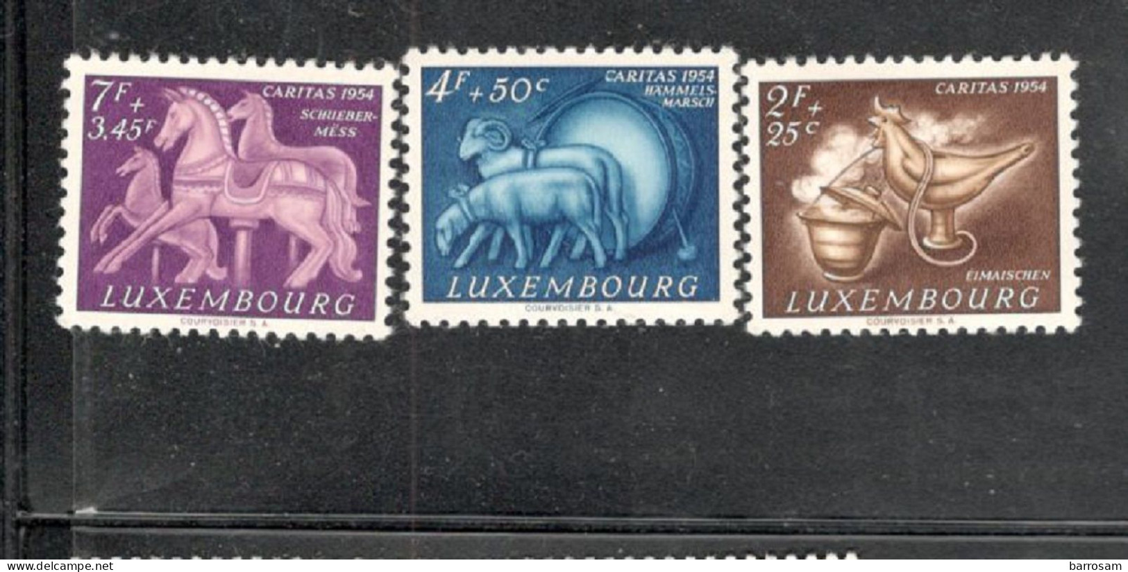 LUXEMBOURG....1954:Michel 528-30mh* - ...-1852 Vorphilatelie