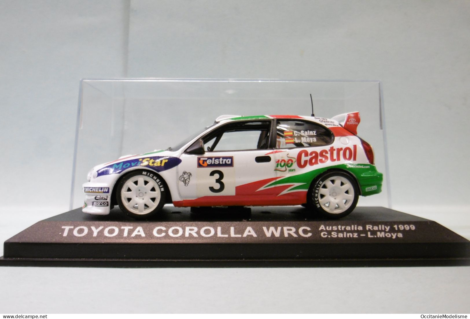 Altaya / Ixo - TOYOTA COROLLA WRC Australia Rally 1999 C. Sainz - L. Moya 1/43 - Rallye