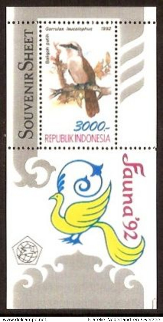 Indonesië / Indonesia 1992 Nr 1507 Postfris/MNH Indonesische Vogels, Indonesian Birds, Oiseaux - Indonesië