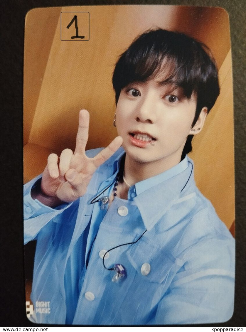 Photocard K POP Au Choix  BTS Me Myself Jungkook  Time Difference - Objets Dérivés