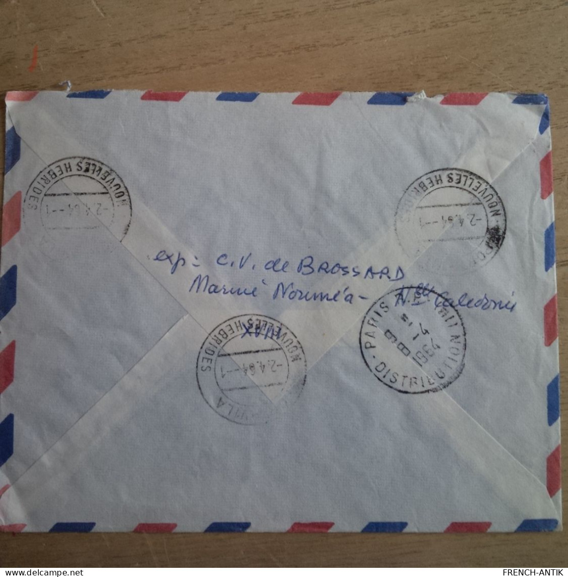 LETTRE NOUVELLES HEBRIDES 1964 - Sonstige & Ohne Zuordnung