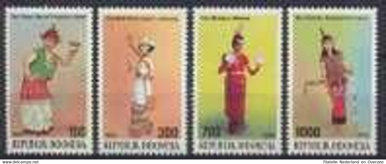 Indonesië / Indonesia 1995 Nr 1664/1667 Postfris/MNH Indonesische Kunst En Culttuur. Costumes, Dances - Indonesië