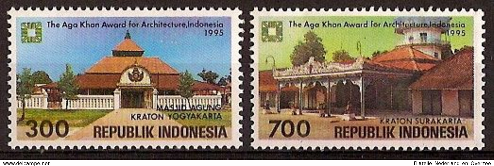 Indonesië / Indonesia 1995 Nr 1660/1661 Postfris/MNH Aga Khan Award Voor Indonesische Architectuur - Indonesië