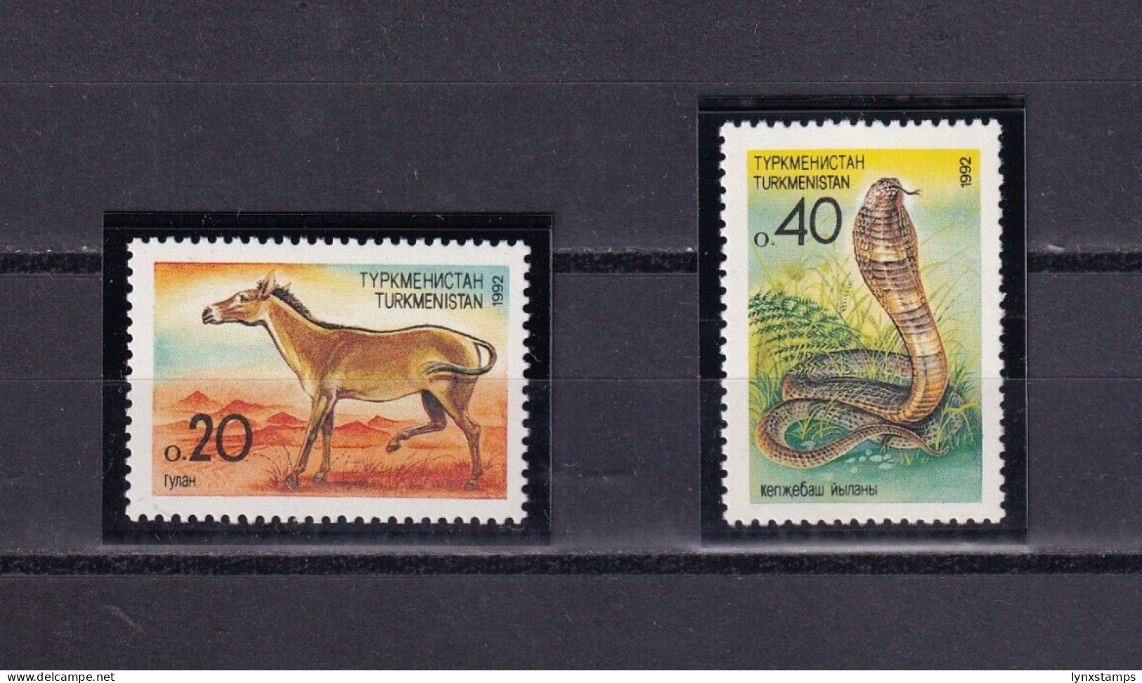SA01 Turkmenistan 1992 Fauna Mint Stamps - Turkménistan