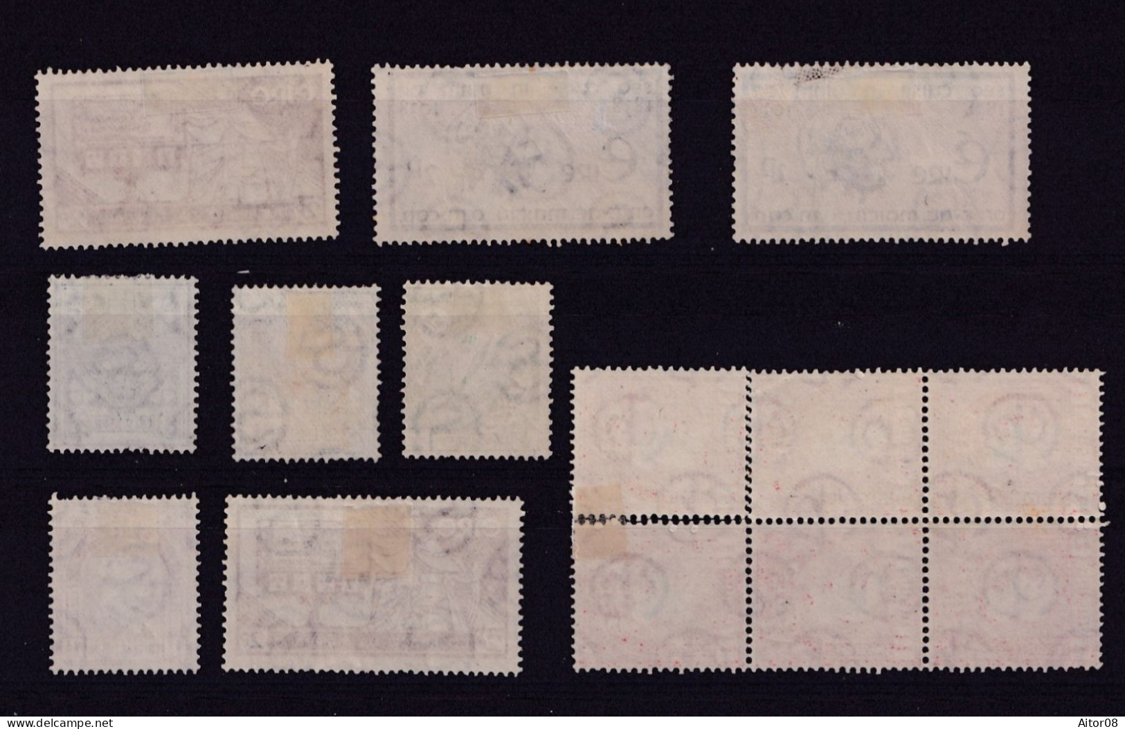 LOT DE TIMBRES NEUFS*  ANNEES 30 . BLOC ET AUTRES .BELLE  COTE - Unused Stamps
