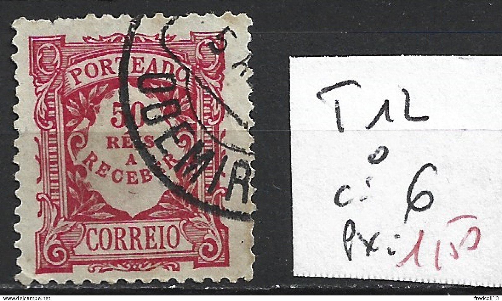 PORTUGAL TAXE 12 Oblitéré Côte 6 € - Used Stamps