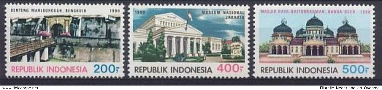 Indonesië / Indonesia 1990 Nr 1412/1414 Postfris/MNH Toerisme, Tourism - Indonesië