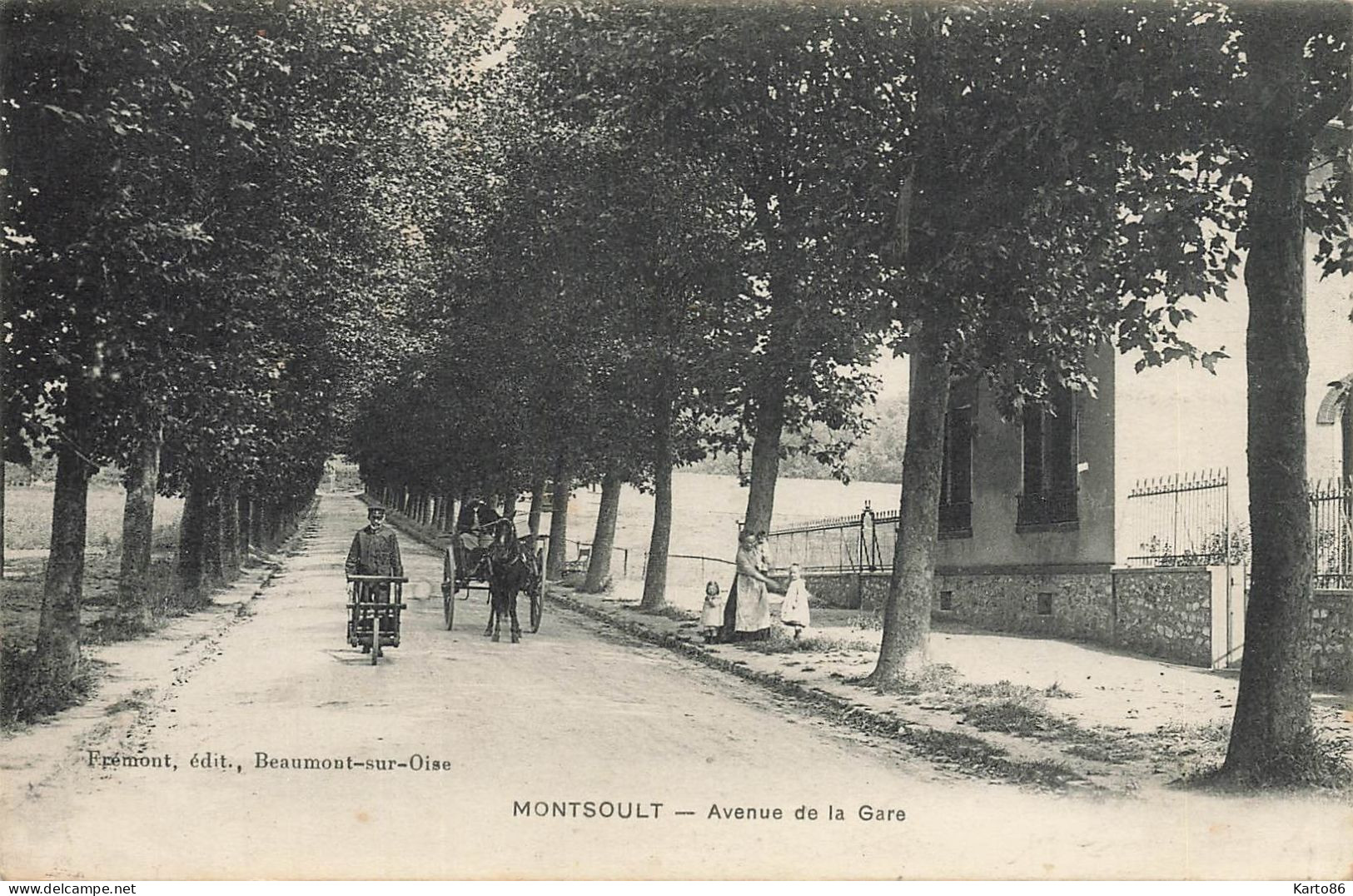 Montsoult * Avenue De La Gare * Attelage - Montsoult