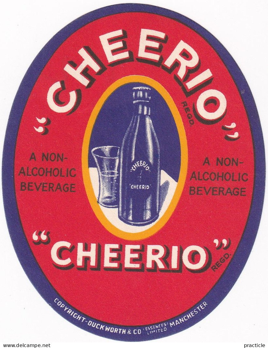 2781 Cheerio Iron Brew Cream Soda Lot 3 Label - Limonades & Frisdranken