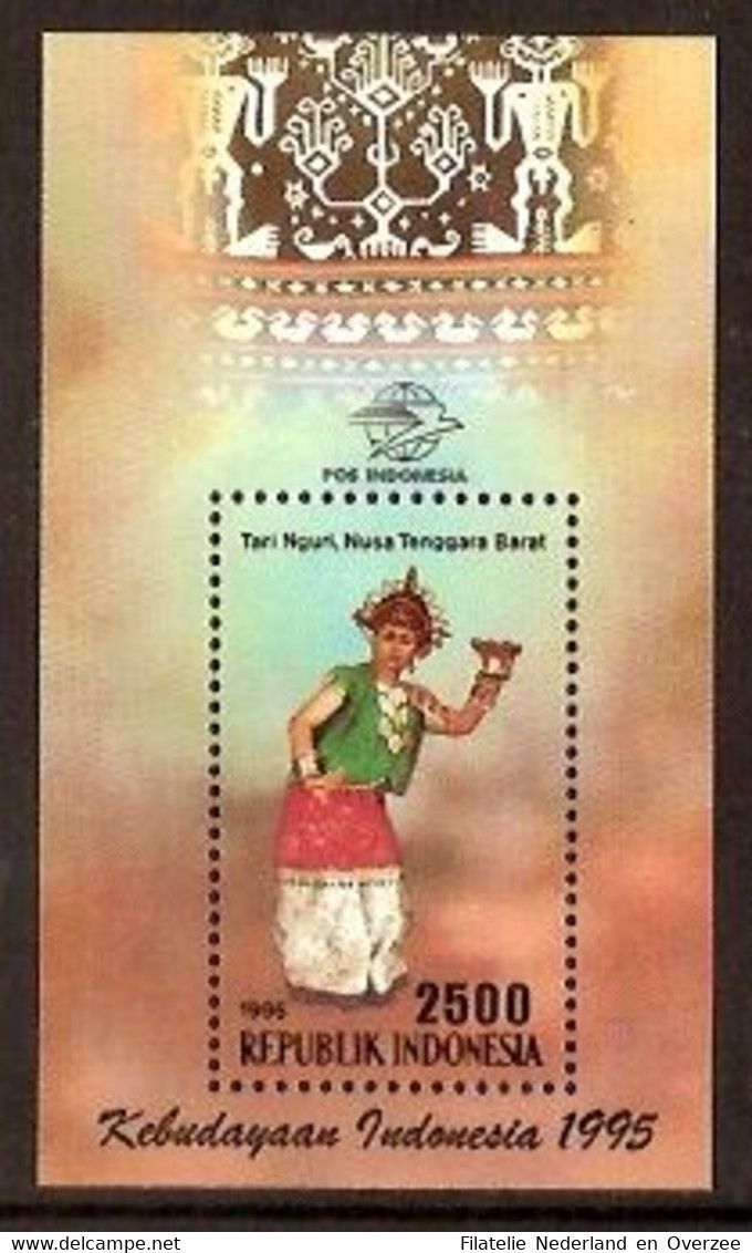 Indonesië / Indonesia 1995 Nr 1668 Postfris/MNH Indonesische Kunst En Culttuur. Costumes, Dances - Indonesië