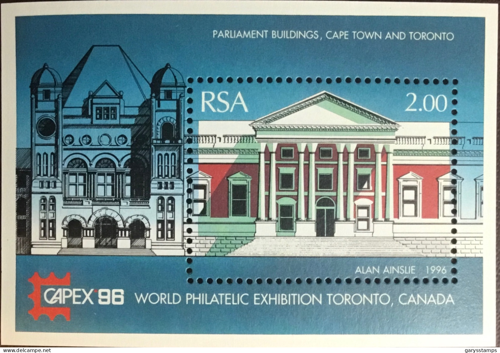South Africa 1996 Capex ‘96 Minisheet MNH - Nuevos