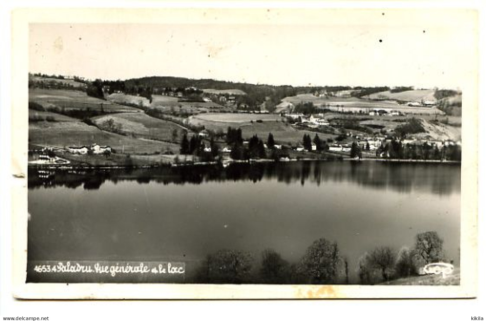 CPSM  GEP 9 X 14 Isère  PALADRU Vue Générale Et Le Lac - Paladru