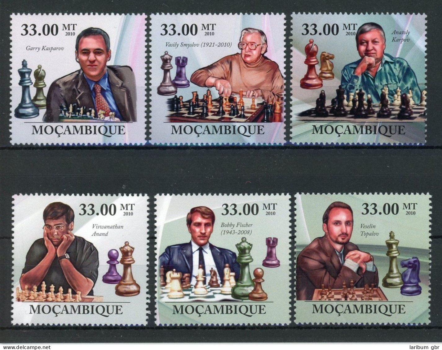 Mosambik 3697-3702 Postfrisch Schach #GM595 - Mozambique