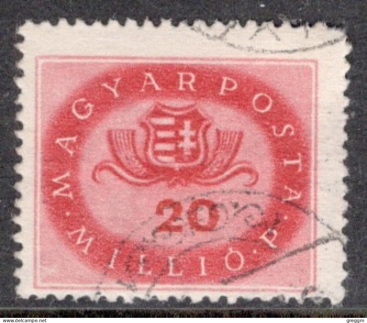 Hungary 1946  Single Stamp Coat Of Arms In Fine Used - Used Stamps
