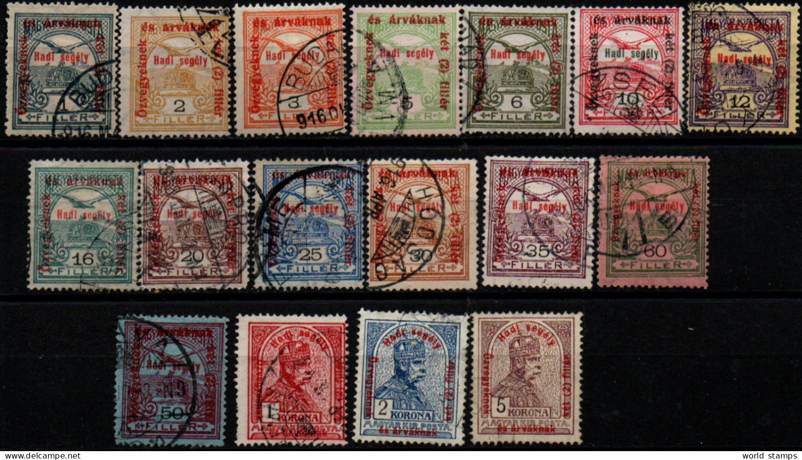 HONGRIE 1915 O - Used Stamps