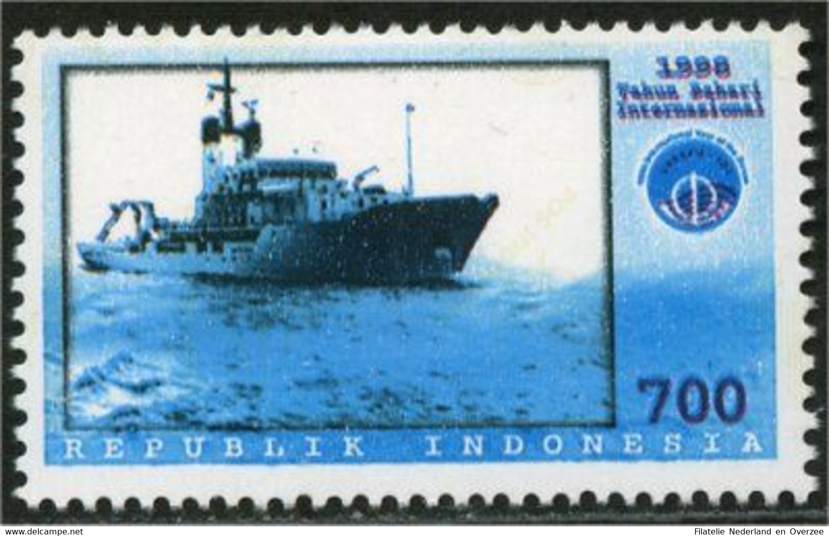Indonesië / Indonesia 1998 Nr 1896 Postfris/MNH International Jaar Van De Oceanen, International Oceans Year, Research - Indonesië