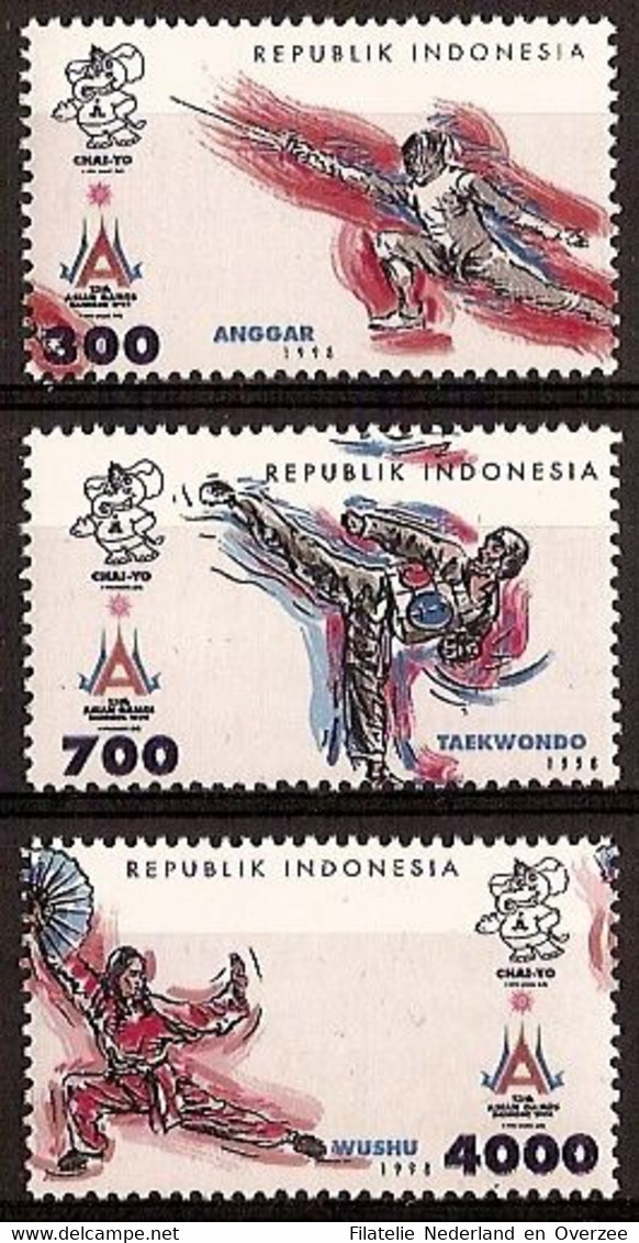 Indonesië / Indonesia 1998 Nr 1892/1894 Postfris/MNH ASEAN Games, Sport, Sports - Indonesië