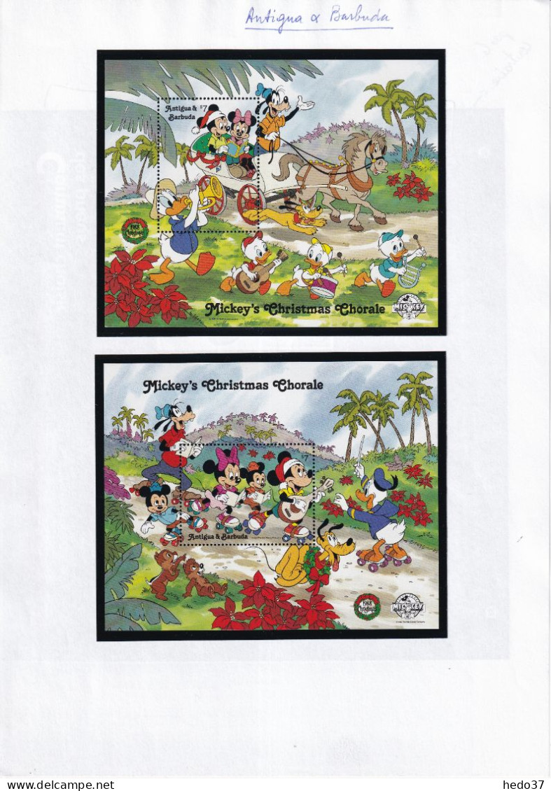 Antigua Et Barbuda - Mickey - Collection Vendue Page Par Page - Neufs ** Sans Charnière - TB - Antigua Et Barbuda (1981-...)