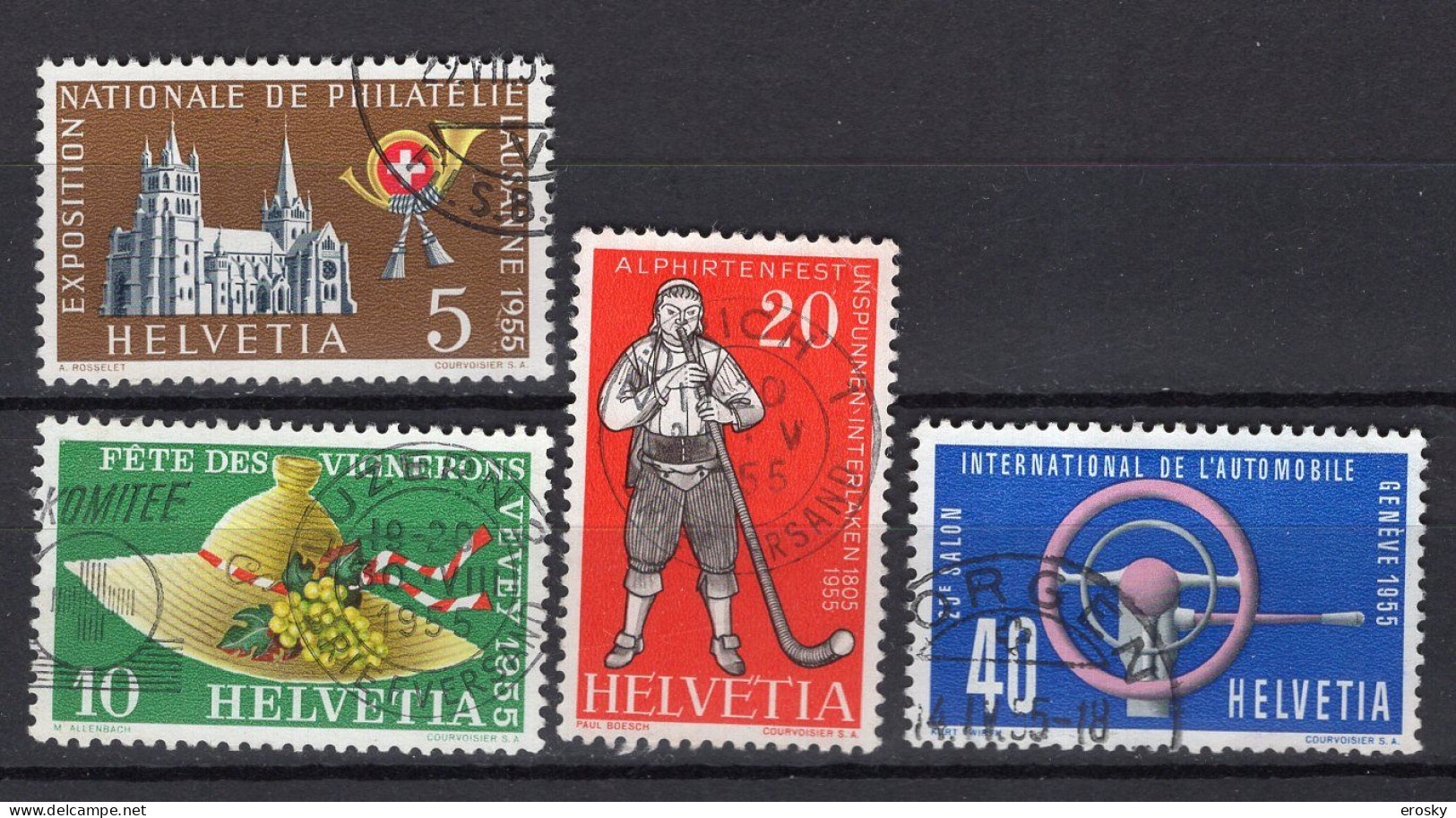 T2035 - SUISSE SWITZERLAND Yv N°558/61 - Used Stamps