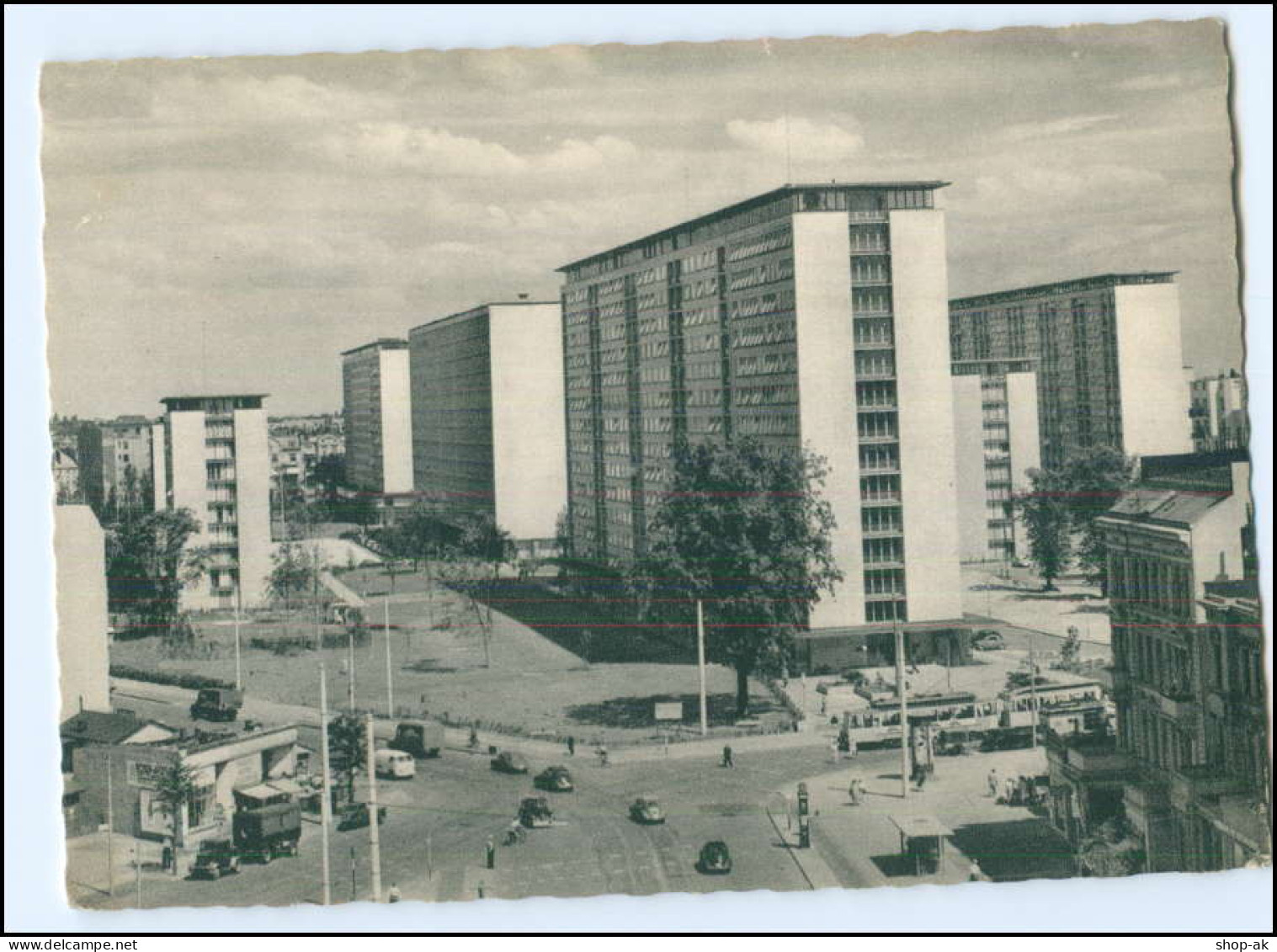 XX12618/ Hamburg Hoheluft Wohnhochhäuser Am Grindel 1956 AK - Nord