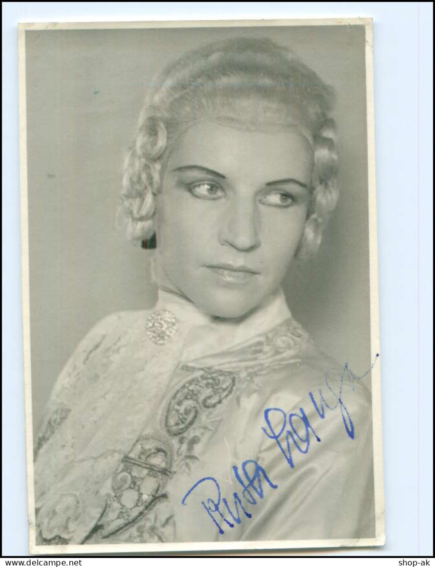 Y18740/ Ruth Lange Opernsängerin Autogramm Widmung Foto 1948 - Handtekening