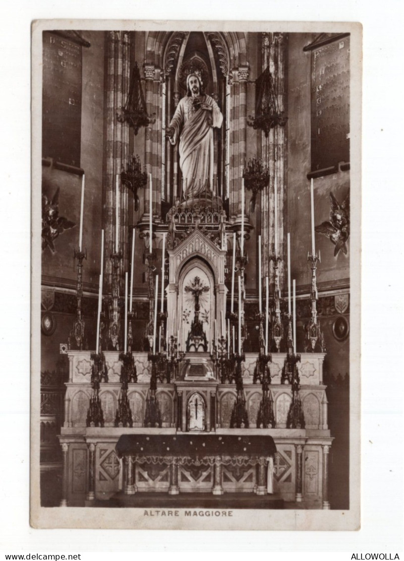 26379 " SANTUARIO E PARROCCHIA DEL SS. CUORE DI GESU'-TORINO-ALTARE MAGGIORE "  -VERA FOTO-CART.  SPED.1938 - Churches