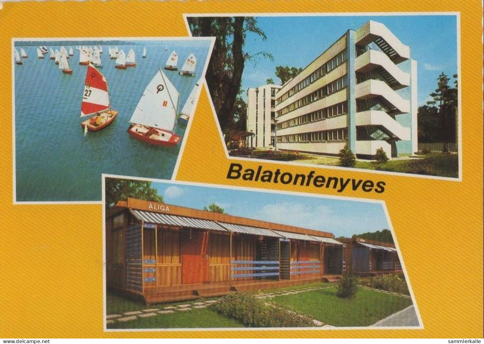 33432 - Ungarn - Balatonfenyves - Mit 3 Bildern - Ca. 1980 - Ungheria