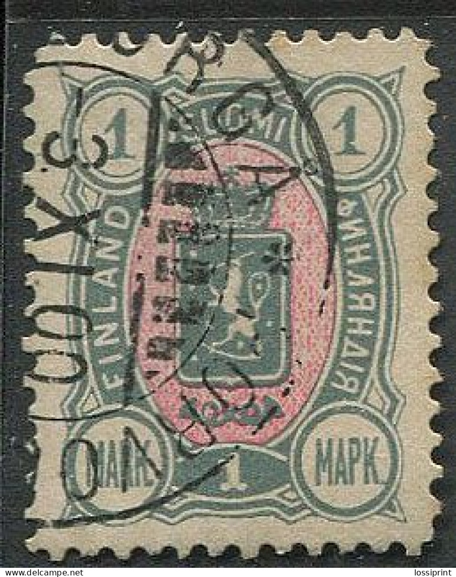 Finland:Russia:Used Stamp 1 Mark 1889 - Gebraucht