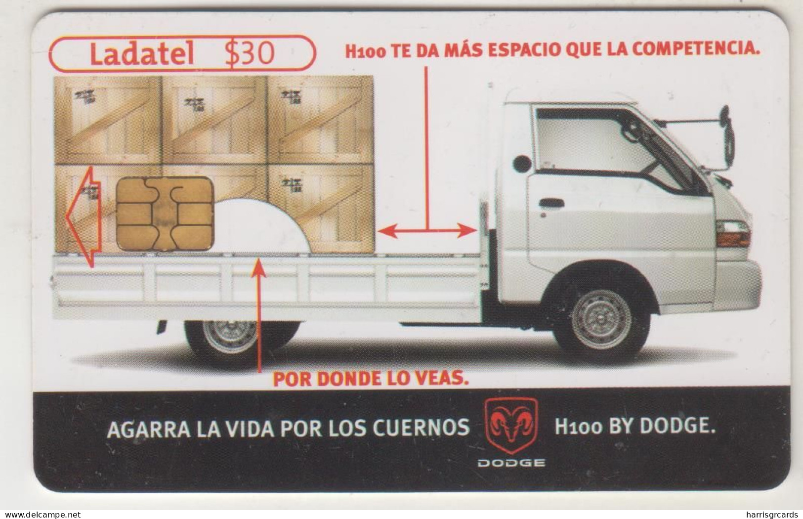 MEXICO - Agarra La Vida Por Lo Cuernos. H100 Te Da Más, 30 $ Mexican Peso, Chip:S35 (Module 35) , Used - Mexique