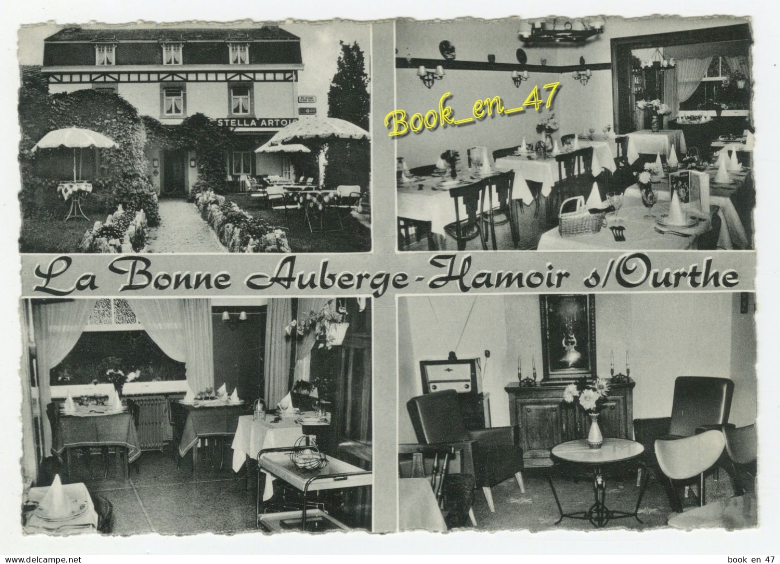 {87052} Belgique , Hamoir Sur Ourthe , Place Jean Del Cour , La Bonne Auberge , Multivues - Hotels & Gaststätten