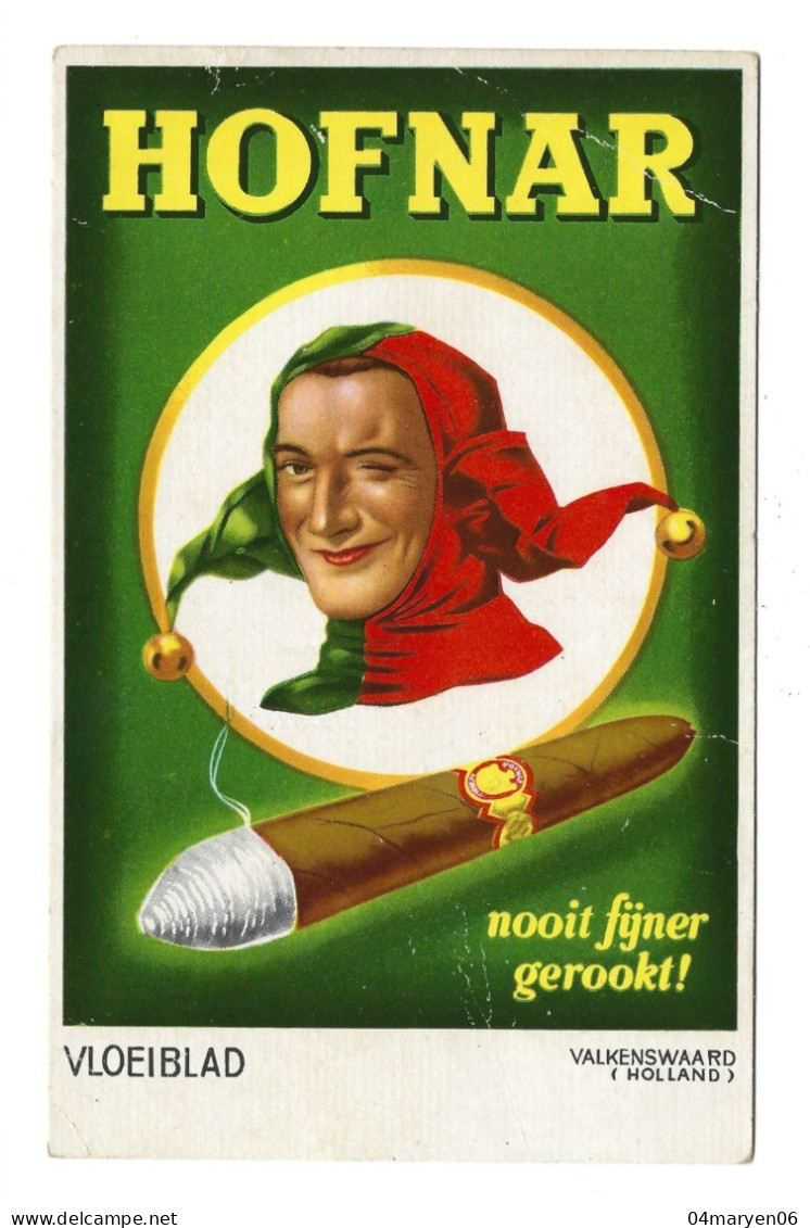 ***  HOFNAR  ***   -   Nooit Fijner Gerookt !  /  VLOEIBLAD - VLOEIPAPIER  -  Zie / Voir / See Scan's. - Tabaco & Cigarrillos