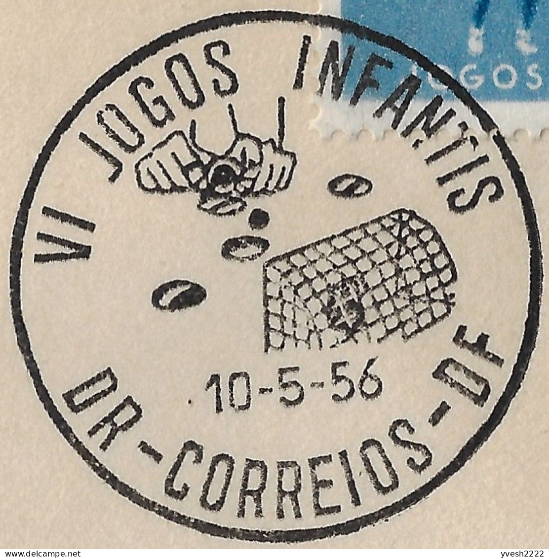 Brésil 1956 Y&T 618 Sur FDC. Jeux D'enfants. Football Miniature, Jouet - Briefe U. Dokumente