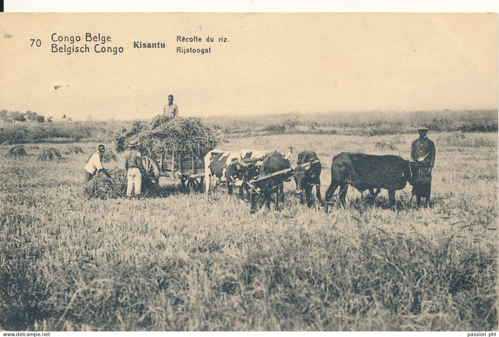 B6 BELGIAN CONGO PPS SBEP 53 VIEW 70 USED - Entiers Postaux