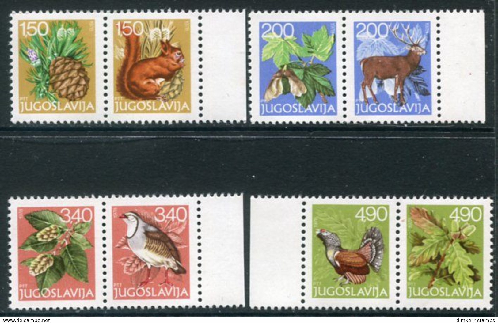 YUGOSLAVIA 1978 New Year MNH / **.  Michel 1763-70 - Unused Stamps