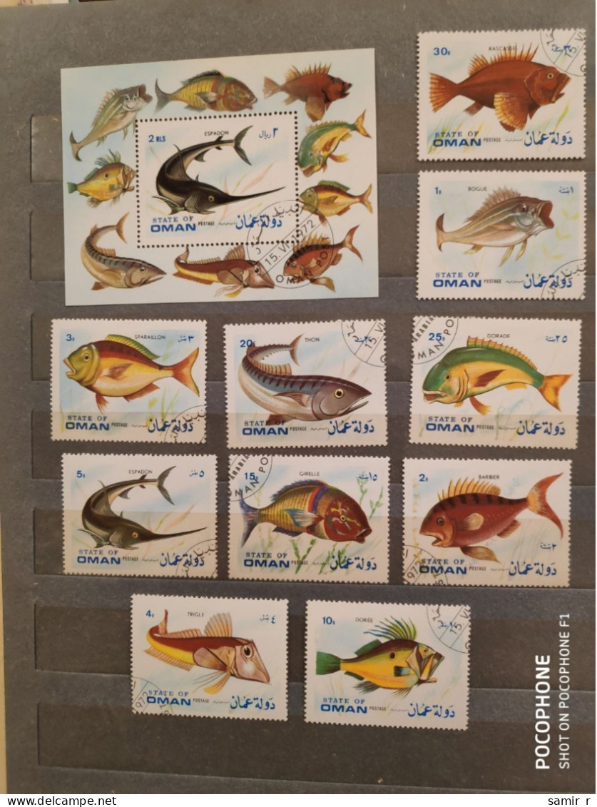 1972	Oman	Fishes (F84) - Oman
