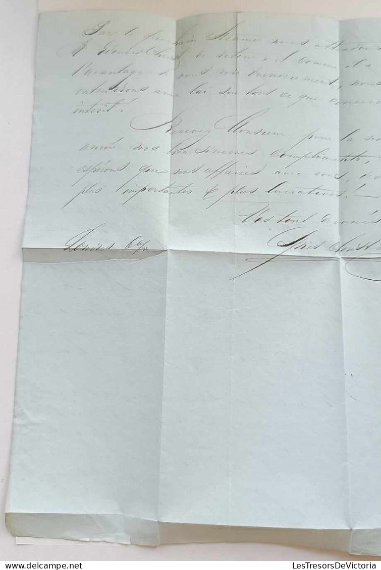 Folded Letter: New York To Francomont - Belgium  31 Decembre 1846 - De Boston 1 Janvier 1847 à Liverpool 13 Janvier 1847 - 1830-1849 (Independent Belgium)