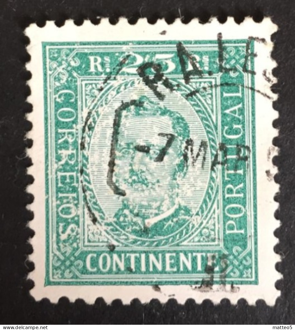 1892 Portugal - Kng Karlos I - 25 Reis - Used - Usado