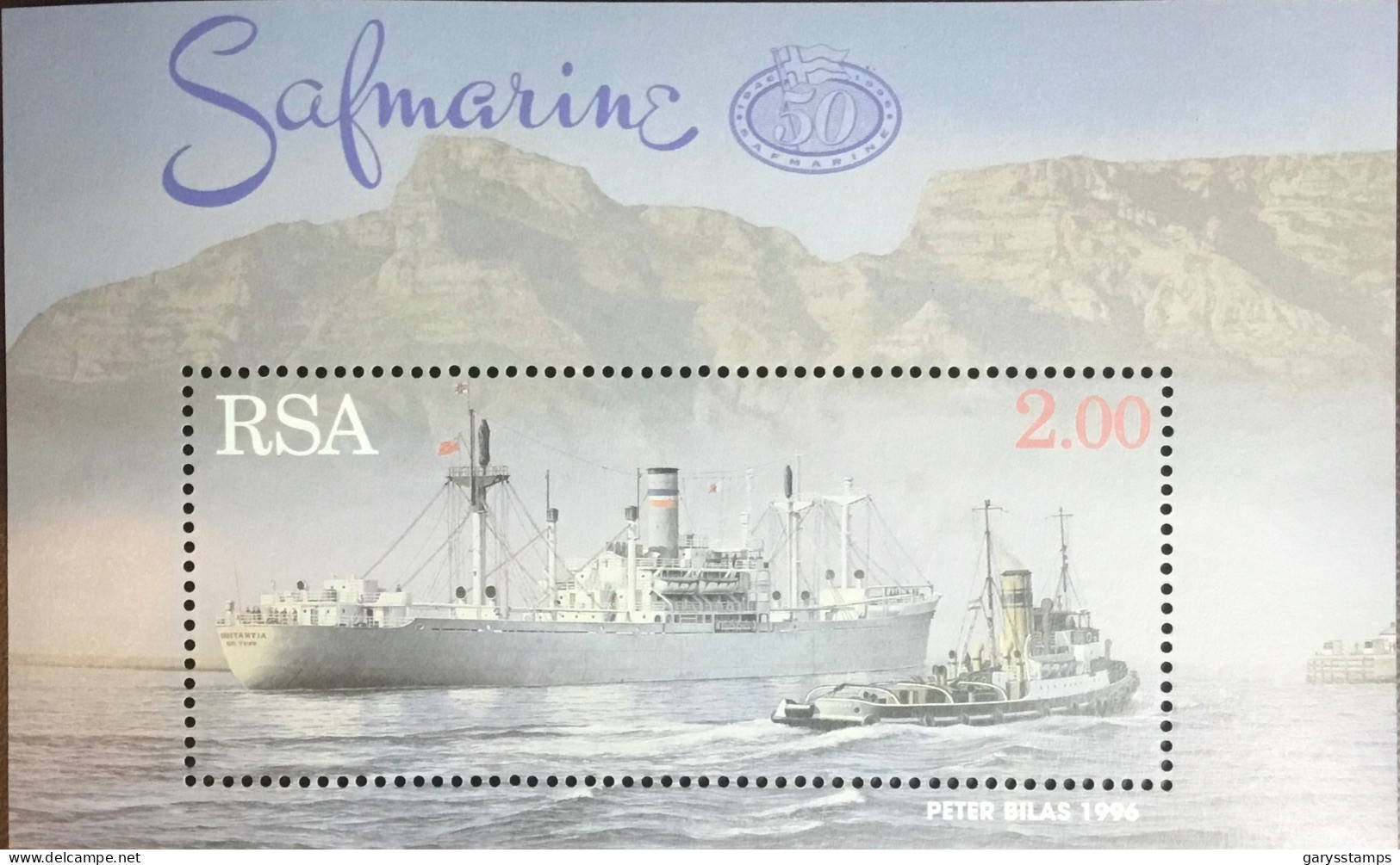 South Africa 1996 Merchant Marine Safmarine Minisheet MNH - Unused Stamps