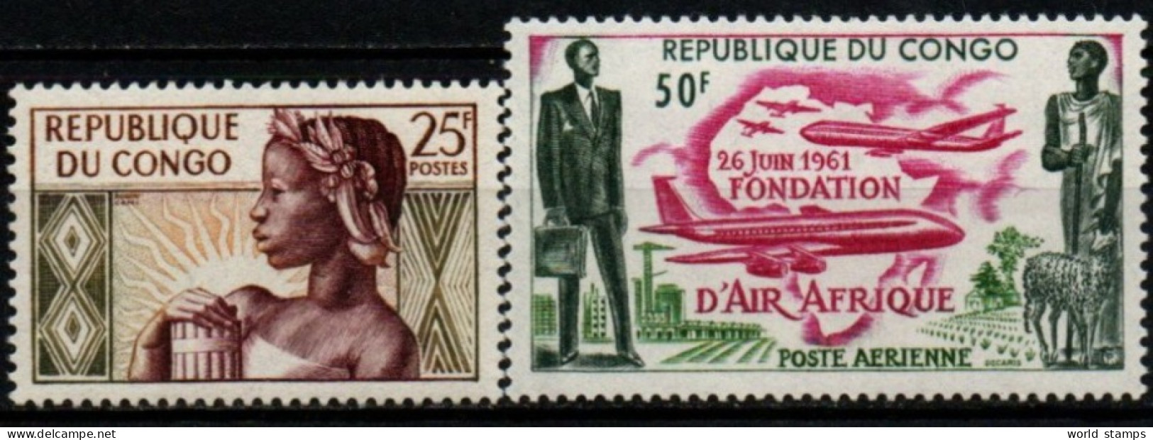 CONGO 1959-61 * - Mint/hinged