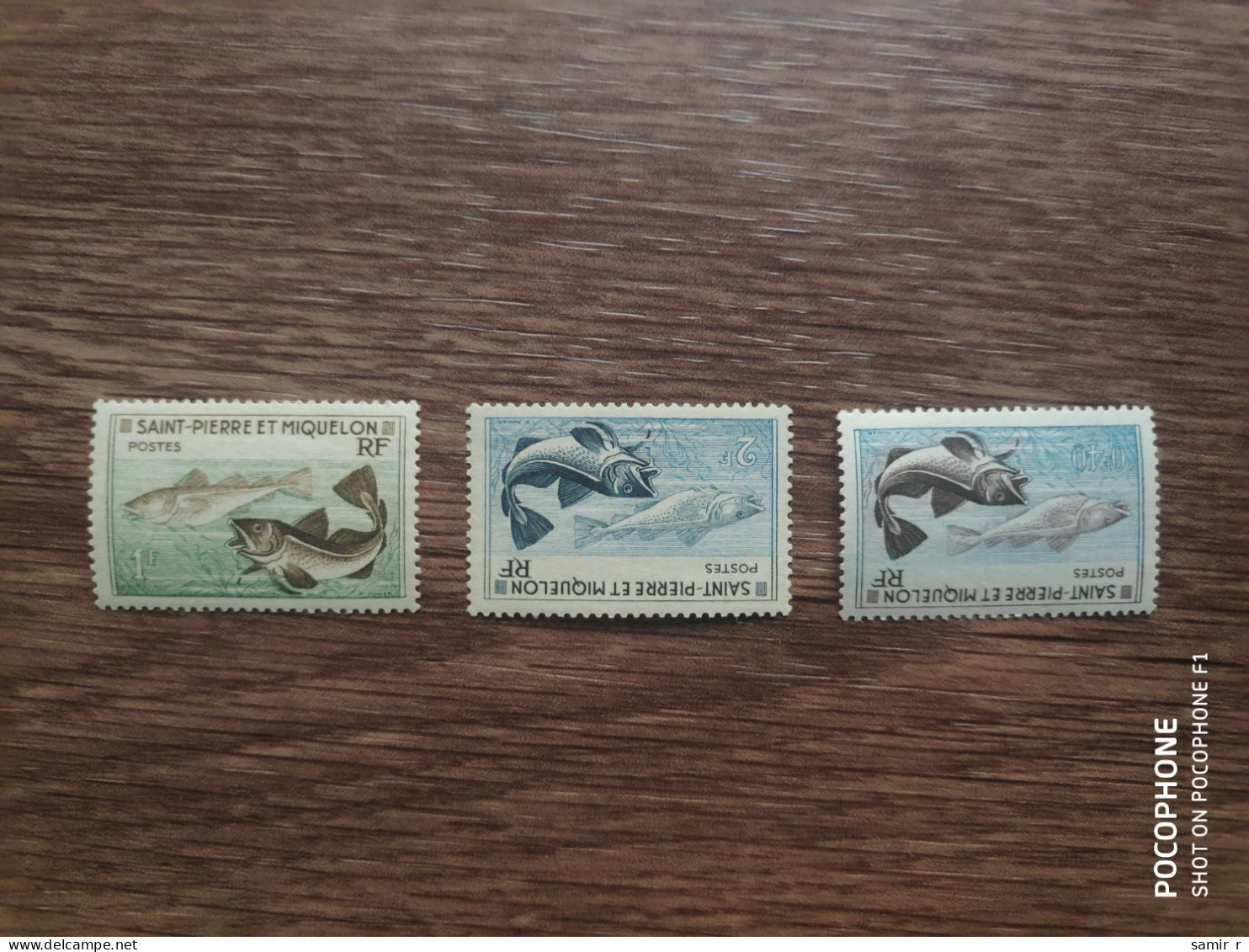 1957	Pierre Miquelon	Fishes (F84) - Neufs