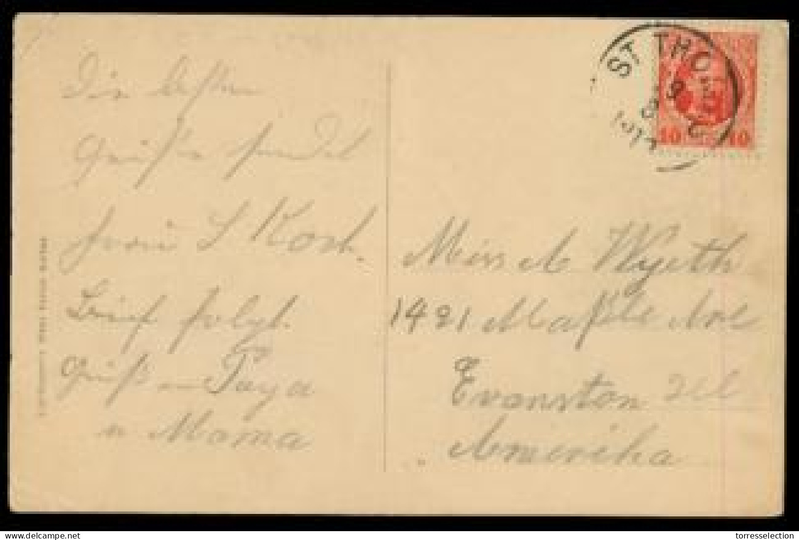 D.W.I.. 1910. St Thomas - USA. Fkd Card / Cds. Fine. - Antillas Holandesas