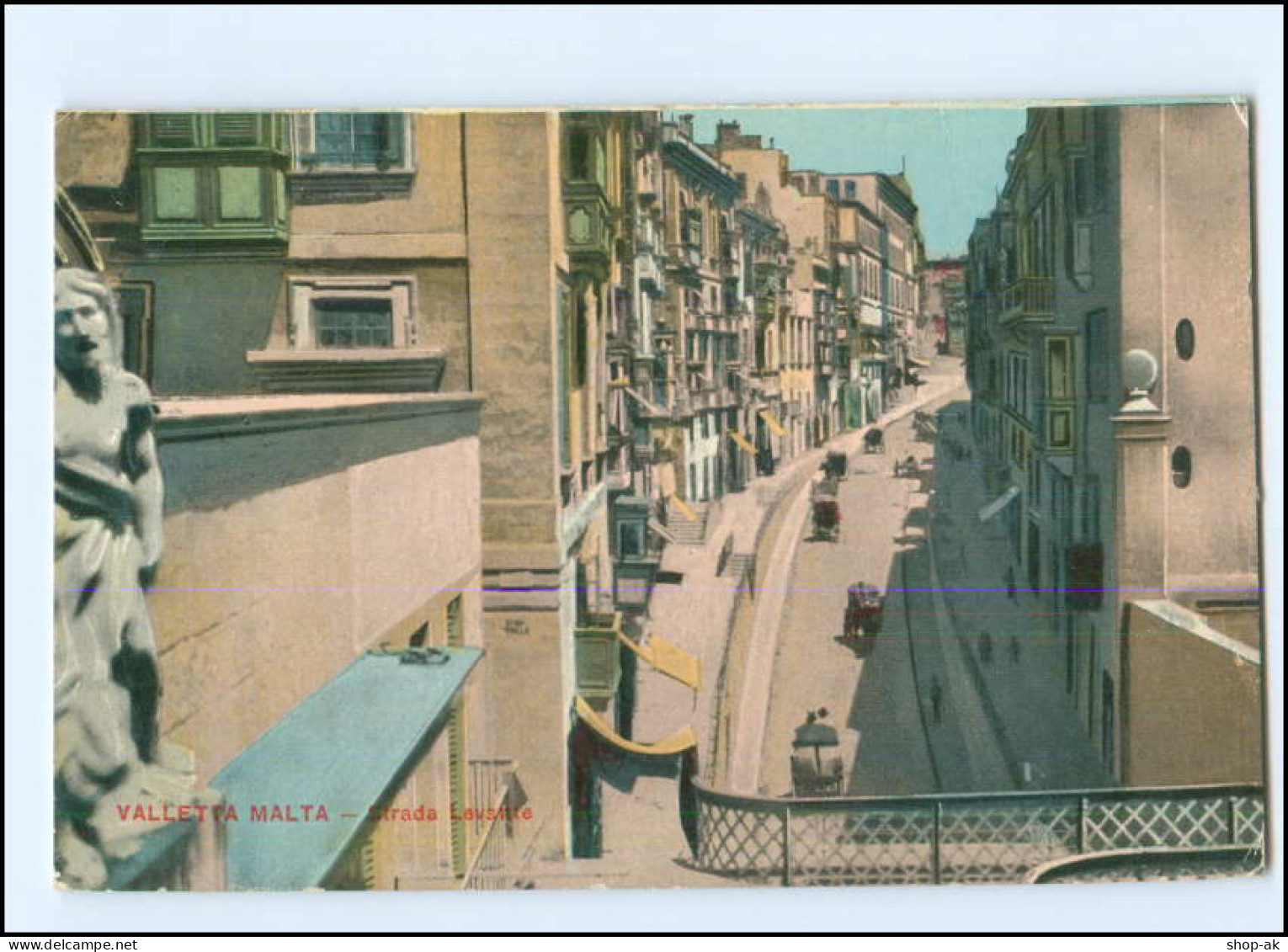 V1527/ Valletta Malta  Strada Levante AK 1915 - Malta