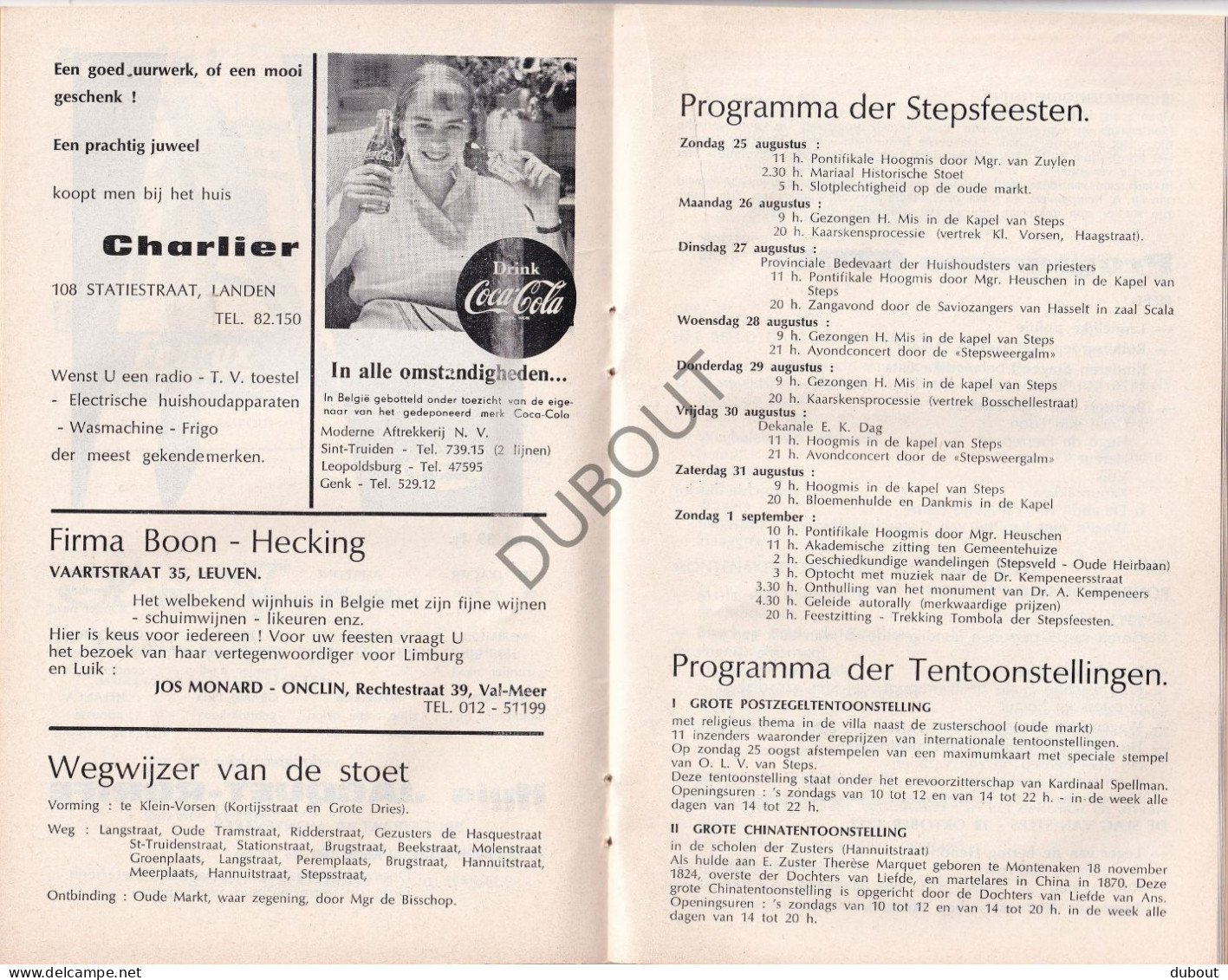 Montenaken/Landen - Steps Feesten 1963 (V3037) - Anciens