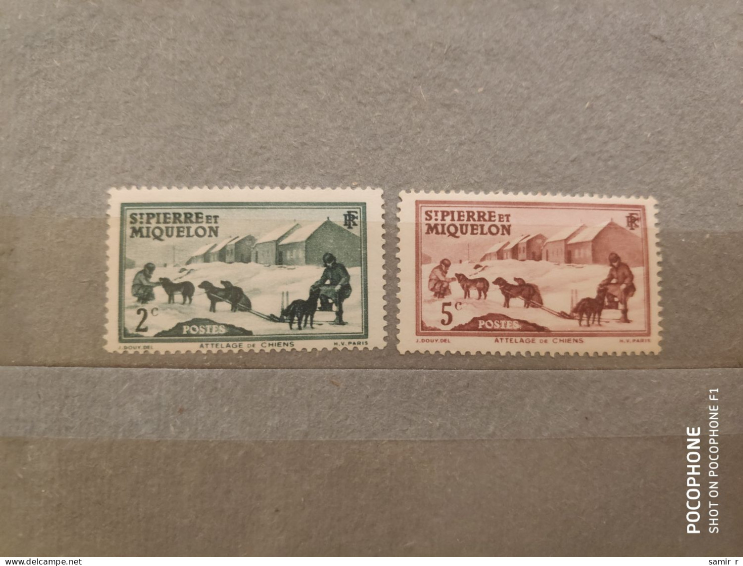 1942	Pierre Miquelon	Animals Dogs (F84) - Ongebruikt