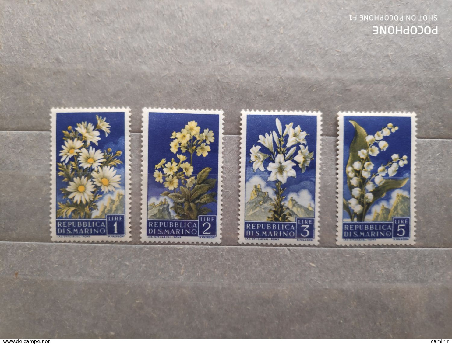 1957	San Marino	Flowers (F84) - Neufs