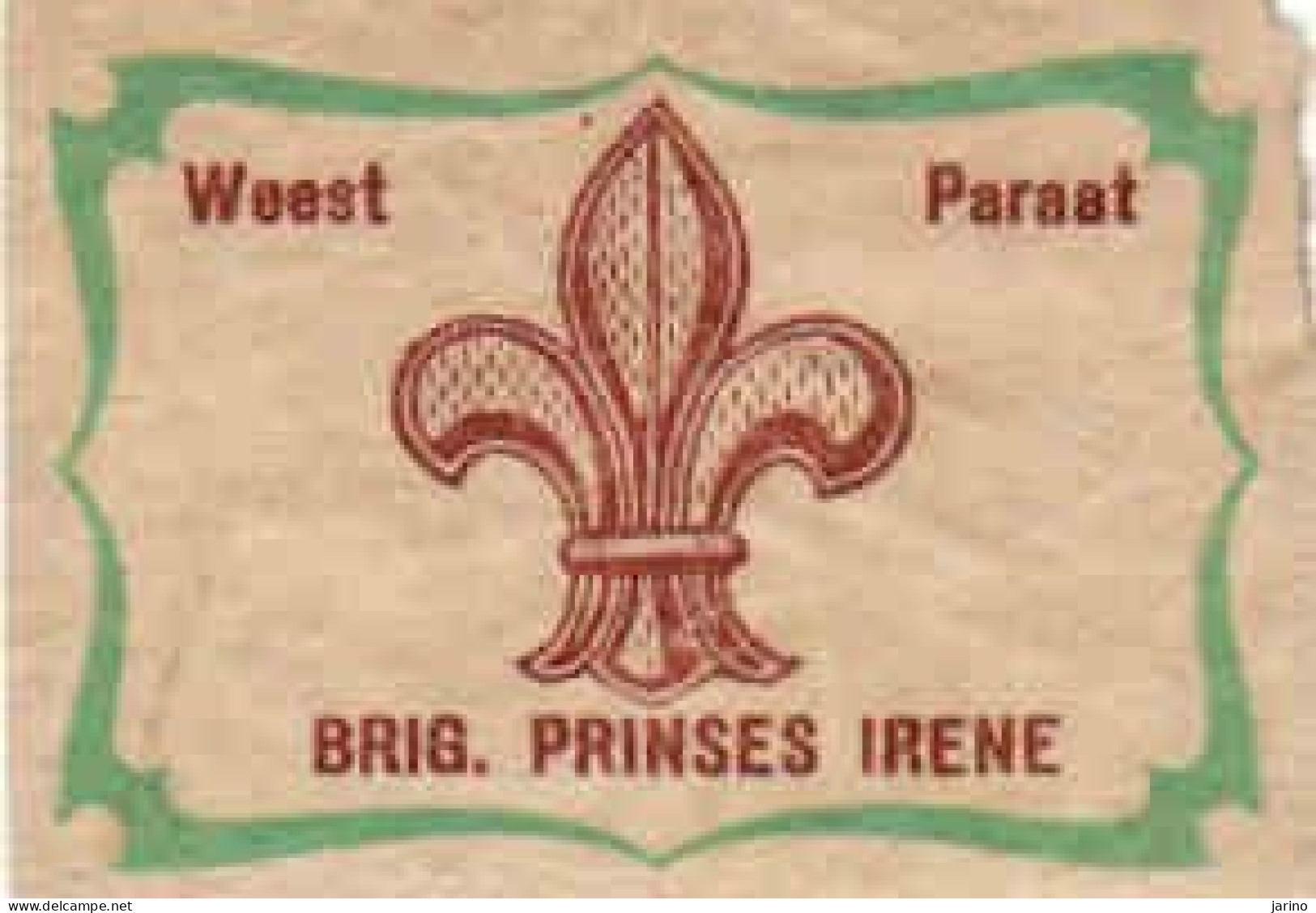 Dutch Matchbox Label, Weest Paraat - Scouting, Brig. Prinses Irene, Holland, Netherlands - Boites D'allumettes - Etiquettes
