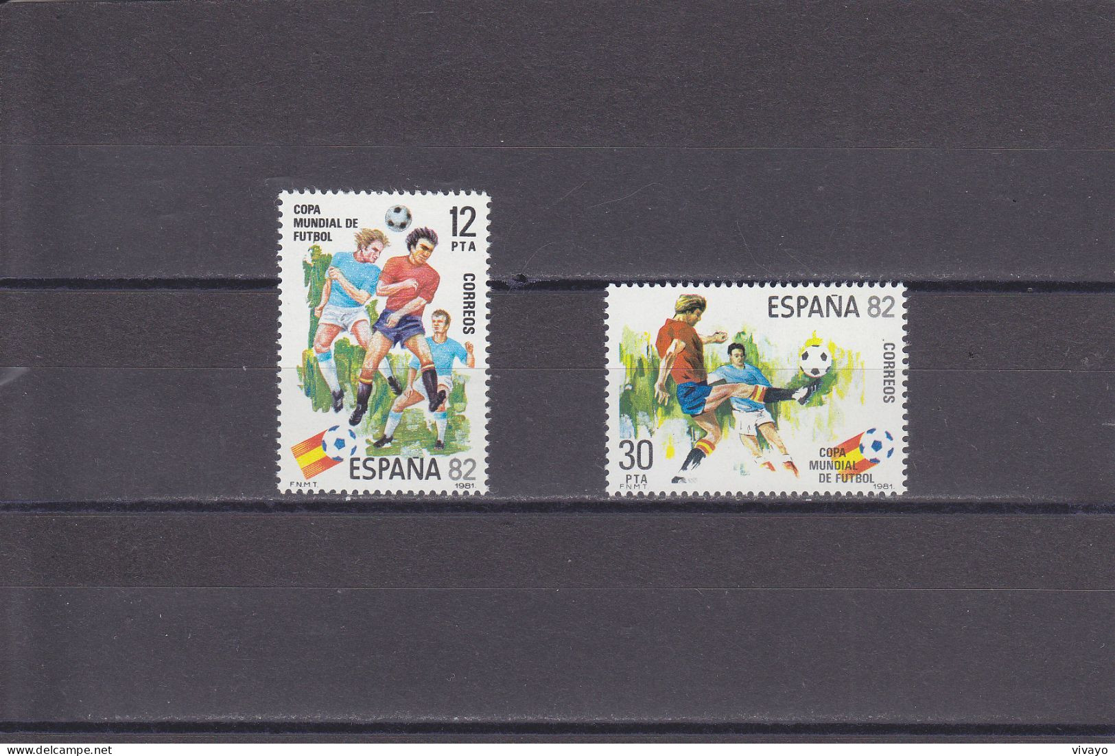 ESPAGNE - SPAIN - SPANIEN  - 1981 - ** / MNH - FOOTBALL WORLD CUP SPAIN 1982 - Mi. 2496/7 - 1982 – Spain